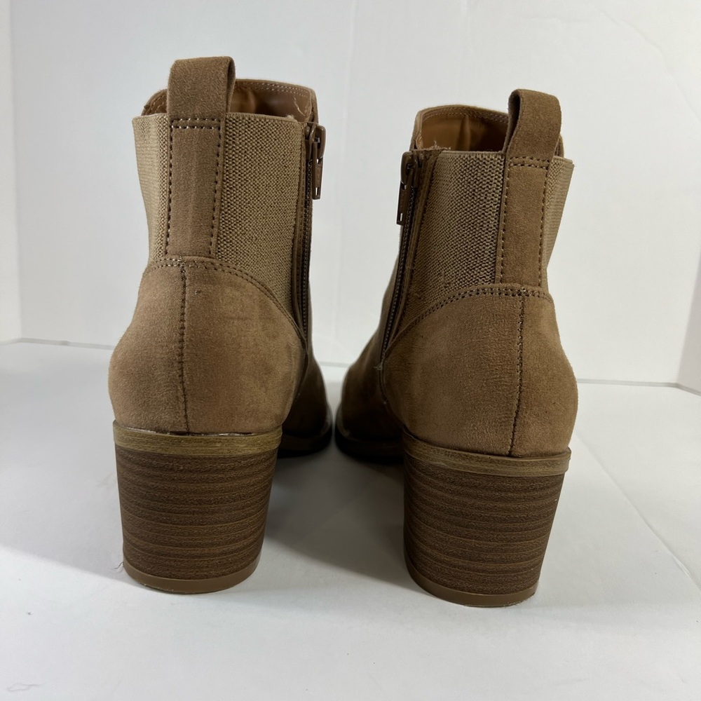 Universal Thread Women's Anya Ankle Boots Memory Foam Insole Tan Size 8 1/2 - Picture 4 of 13